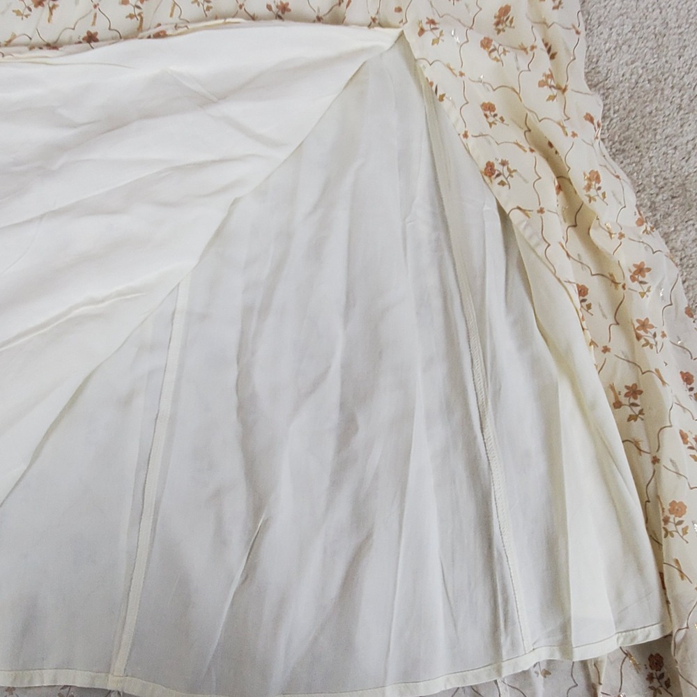 Noralee Women's Nancy Dress Size XS Floral With Metallic Thread Romantic NWTG - Picture 10 of 16